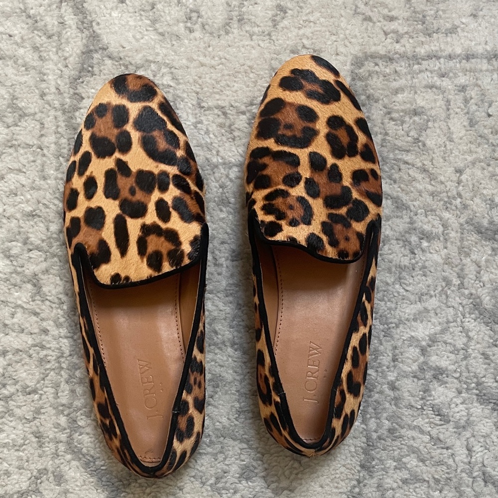 J. Crew Animal Print Flats